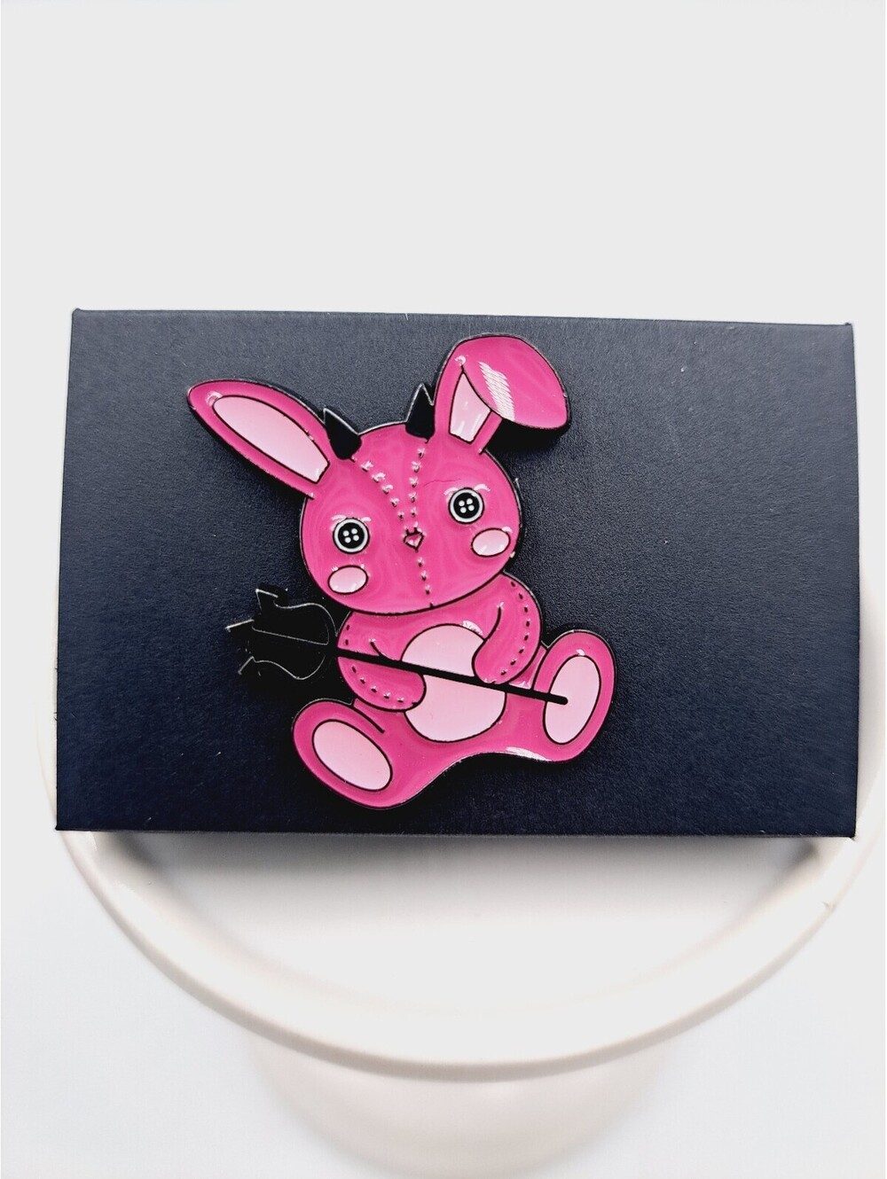 Goth Bunny Stuffies Blind Box Enamel Pin Trading Whimsigoth Devil Halloween Cute